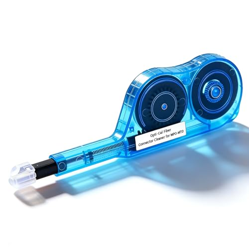 Stylo de nettoyage de fibre optique, Nettoyeur de connecteur fibre optique MPO/MTP, en Un Seul Clic Stylo de Nettoyage pour optique Connecteurs, Fiber Optic Connector Cleaner, 800 + fois nettoyages