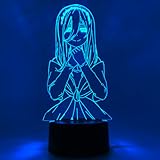 Otaku Lamps The Quintessential Quintuplets - Miku Nakano Anime Night Light, 16 Color RGB LED – Gift for Otaku