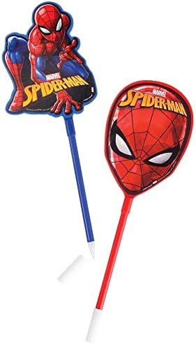 Spider-Man Webbed Wonder Pens - 3.25"- 4.25" x 11.25" (Pack of 8) - Multicolor Plastic Marvel Pens - Perfect for Marvel Fans, Ultimate Collectible & Creative Gift image 4