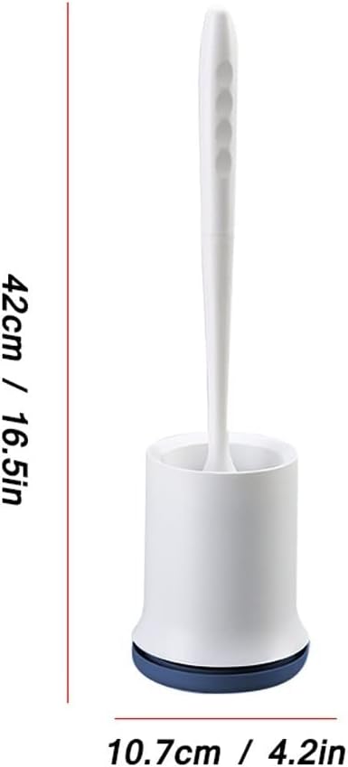 Toilet Brush Holder Toilet Brush Holder Household Wall-mounted Toilet Cleaning Brush Bathroom Cleaning Brush 360° No Dead End Toilet Bowl Brush Set Toilet Brush Holders, 20010125