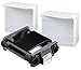 Produktbild Karteo Evolis Badgy Farbband schwarz [ CBGR0500K ] Paket mit 200 Plastikkarten blanko weiß