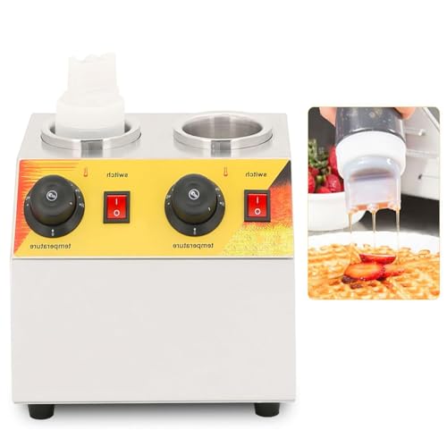 HmLotd Scaldasalsa Commerciale, Scaldasalsa Elettrico Commerciale, Controllo della Temperatura Regolabile da 0 a 80 ℃, Riscaldamento con Interruttore unidirezionale Facile da Pulire Adatto