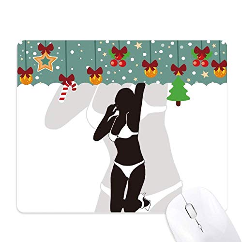 Mouse pad navideño de goma, el regalo ideal de oficina y juego para mujeres