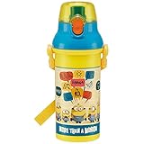 スケーター 子供用 プラスチック 水筒 480ml銀イオン Ag+ 抗菌 ミニオンズ フィーバー PSB5SANAG-A