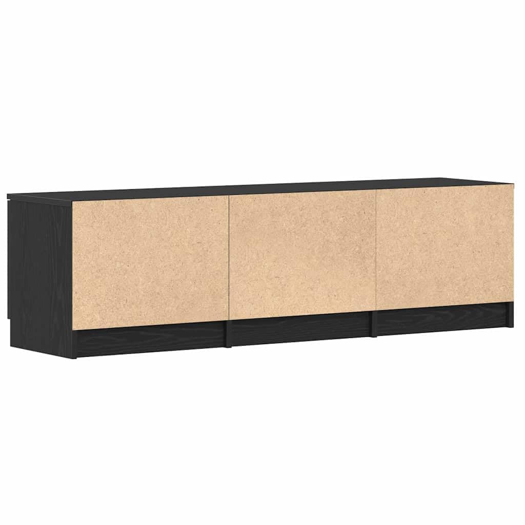 55 Inch Engineered Wood TV Stand with Drawers | Features sleek steel handles and ample storage, ideal as a modern living room entertainment center for media devices.