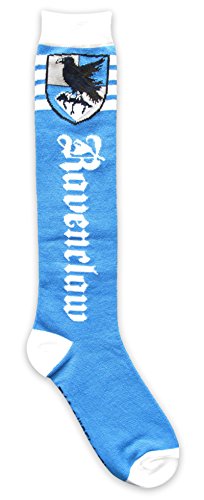 Harry Potter Ravenclaw Juniors/Womens Knee High Socks, Shoe: 4-10