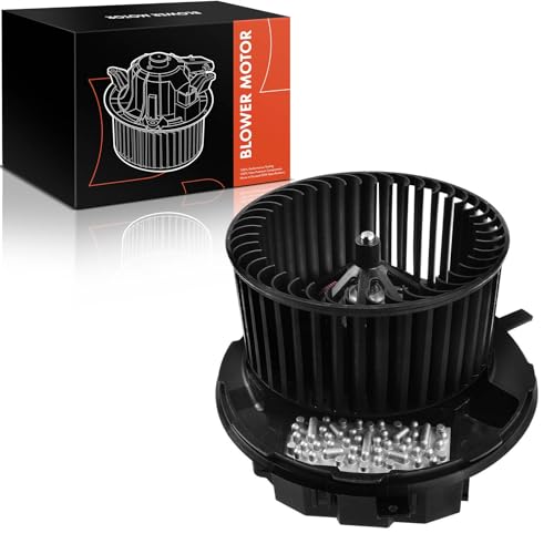 Frankberg Heater Blower Motor with Resistor Compatible with Golf V 1K1 1K5 2003-2009 A3 8P 2003-2013 Octavia II 1Z3 1Z5 2004-2013 P.assat B6 B7 3C 36 05-14 Superb II 3T4 3T5 08-15 Replace# 1K2820015