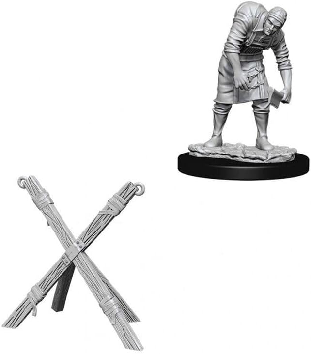 WizKids Deep Cuts Unpainted Miniatures Terrain: Wave 6: Assistant & Torture Cross