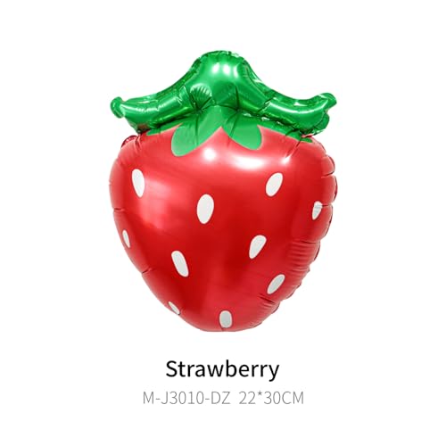 Image of Big Strawberry Balloons Berry Foil Balloons for Strawberry Birthday Party Decorations Berry Sweet Baby Shower Decorations Berry First Birthday Decor Strawberry Decorations for Party Picnic Theme
