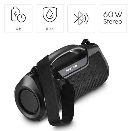 Hama Bluetooth Lautsprecher, Outdoor, 60W, wasserfest IPX6, 12h Akku