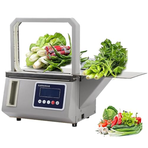 Flejadora automática de verduras con función de inducción para uso en supermercados