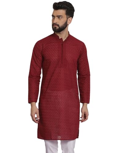 Image of SOJANYA Men's Silk Blend Regular Fit Casual (Since 1958 Woven Design Kurta with Churidar & Embroidered Nehru Jacket