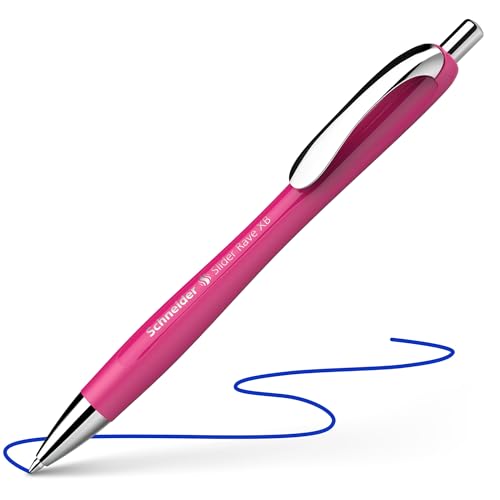 Miniatura 3 de Schneider 150265 Slider Memo XB y Slider Rave XB - Bolígrafo (caja de color rosa, tinta azul), 4 + 1 unidad