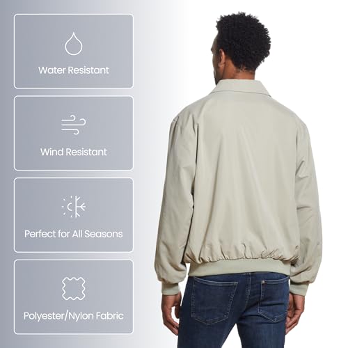 Image of Weatherproof Men's Golf Jacket - Lightweight Windbreaker, Water-Resistant Microfiber Shell, Perfect for Golf & Casual Wear