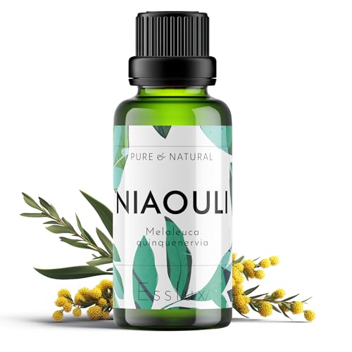 Image of Esslux Niaouli Essential Oil | 100% Pure Natural Oil for Skin, Hair & Aromatherapy (90ml) | Refreshing, Medicinal Scent Ideal for Diffusers, Massages, & DIY Projects