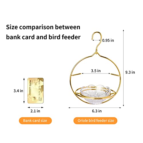 Jealoeur Oriole Bird Feeder With Fruit Holder, Golden Oriole Feeders, Easy To Disassemble And Wash, Used For Bird Watching In The Courtyard #TOP2