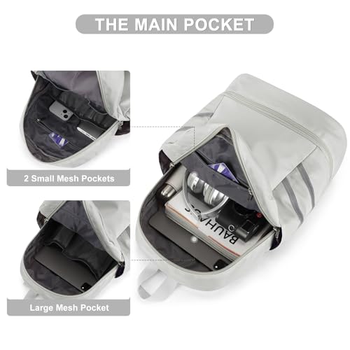 coofay Gym Backpack For Women Waterproof Backpack With Shoe Compartment Lightweight Travel Backpack Sports Backpacks Small Gym Bag