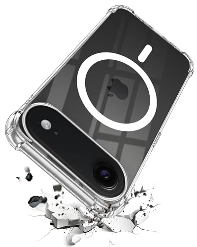 Image of Jkobi Shockproof Crystal-Clear Back Cover for Apple iPhone 17 Air (Magsafe Wireless Support | Drop & Camera Protection | Hard Polycarbonate)