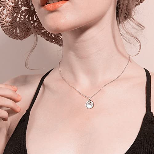 Yixinjew Rose Gold Mountain Mustard Seed Pendant Necklace Stainless Steel Inspiration Faith Jewelry For Women (Rose Gold) #TOP4