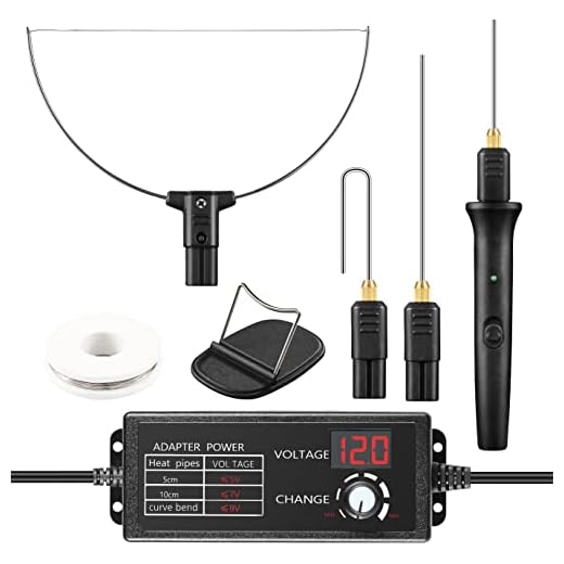 Aolloa Hot Foam Cutter, 4 in 1 Foam Cutter Set With 240V / 18W Digital Voltage Controller, Hot Cutting Set ,Electric Cutting Machine Pen Tools Kit Wire, Mark Pen, For Polyethylene Styrofoam Carving