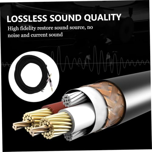 Cable de audio auxiliar Jack 3.5mm macho a macho 5m miniatura 5