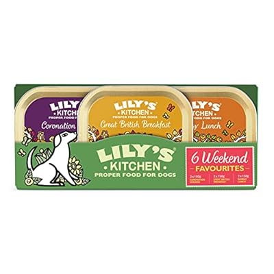 Lily's Kitchen Weekend Favourites Multipack - Complete Adult Wet Dog Food (6 x 150g)