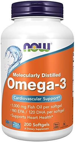 Now Foods OMEGA-3 FISH OIL 200 Softgels