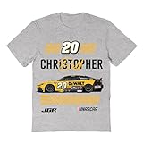 Christopher Bell NASCAR Name Grid Classic Cotton T-Shirt - Grey