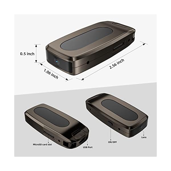 EDIACE 64GB HD 1080P Spy Camera Hidden Camera Mini Spy Camera Nanny Cam Hidden Camera Surveillance & Security Cameras-(No Wi-Fi) - Image 7