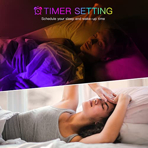 Image of RGB COB Led Strip Kit, 32.8FT Ultra Bright (840LEDs /m) Bluetooth Led Lights with Smart App Control Remote, 24V Music Sync Led Lights, Color Changing Led Strip Lights for Bedroom, Indoor Home Decor