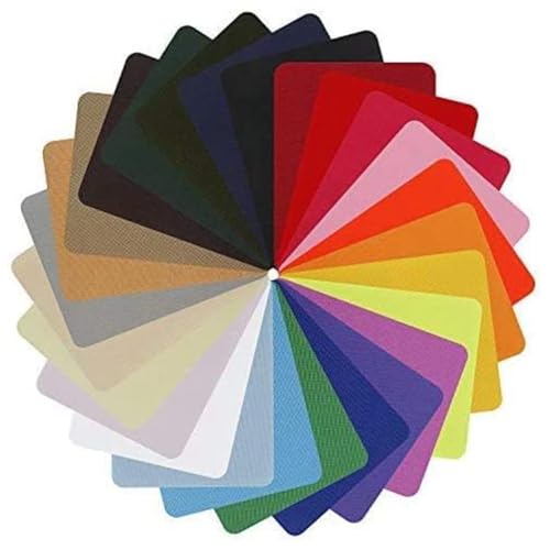 Bnidubro Termoadhesivo, 29 Piezas de Parches Termoadhesivos para Reparación de Ropa, Pantalones Vaqueros, 4,9 X 3,7 Pulgadas (Multicolor)