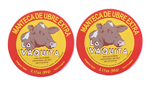 BILITOK 2 Pack La Vaquita Extra Strength Udder Balm Manteca Ubre De Vaca Pain Relief 3.17 Oz. Topical Analgesic