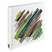 Produktbild Hama Fotoalbum Jumbo 30x30 cm (Fotobuch mit 80 weißen Seiten, Album für 320 Fotos zum Selbstgestalten und Einkleben) grün-weiß