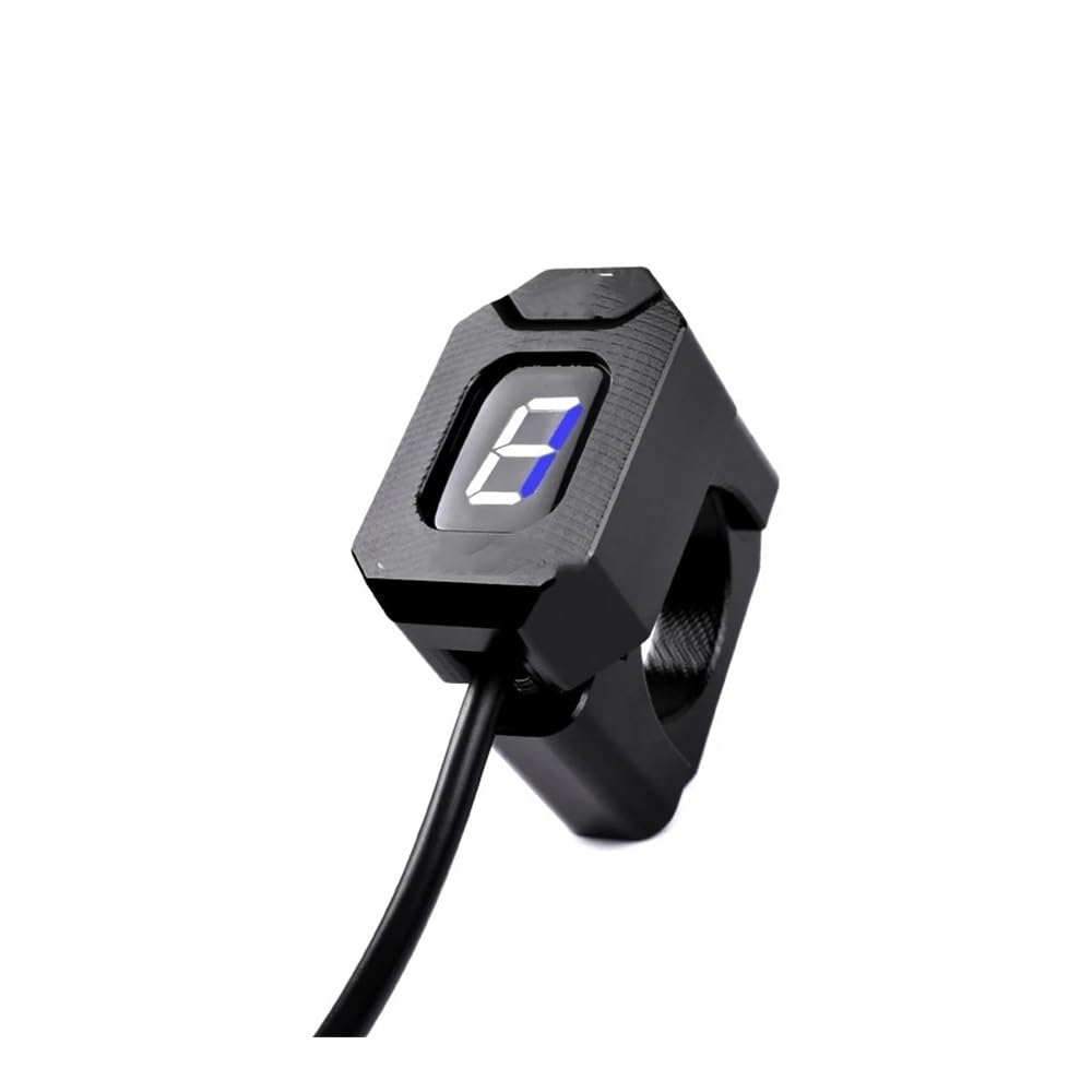 Indicatore di Cambio Marcia per Moto, misuratore Digitale a 1-6 Livelli per SV650 SV-650 SV 650 1999-2002, Anello Fisso per indicatore di Cambio Marcia Moto (Anello Fisso)
