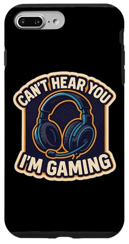 Can't Hear You I'm Gaming �ʔ��� �Q�[�}�[ �r�f�I�Q�[�� ���l �W���[�N �X�}�z�P�[�X iPhone 7 Plus/8 Plus �p