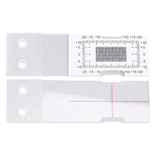 Jeanoko Crack Monitor Gauge Wall Crack Measurement Tool Tracking Device with Transparent Caliper Plate Cross Cursor for Building Wall Monitoring