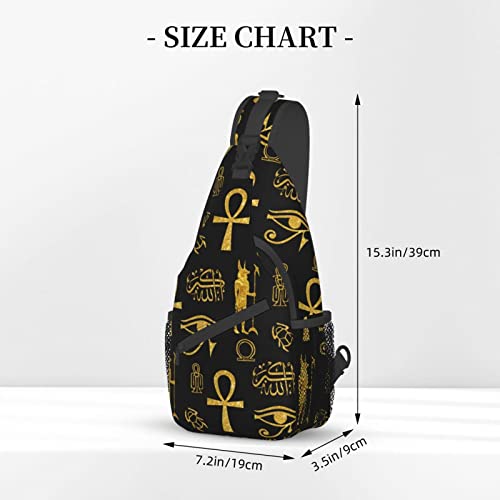 Image of Sling Backpack For Men Hiking Daypack Crossbody Shoulder Bag Travel Chest Pack | Hiking