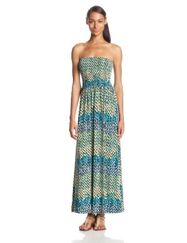 Anne Klein Women's Abstract Dot Print Maxi Dress