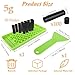 GBACHOOSE 100Pack Plastic Lip Balm Tubes 5ml/5g Black Lip Balm Containers, Chapstick Tubes Empty with Filling Tray and Spatula, Rotating Type Refill Lip with Cap for DIY