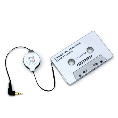 IOMAX Adaptador de Casete del Coche - Cable retráctil
