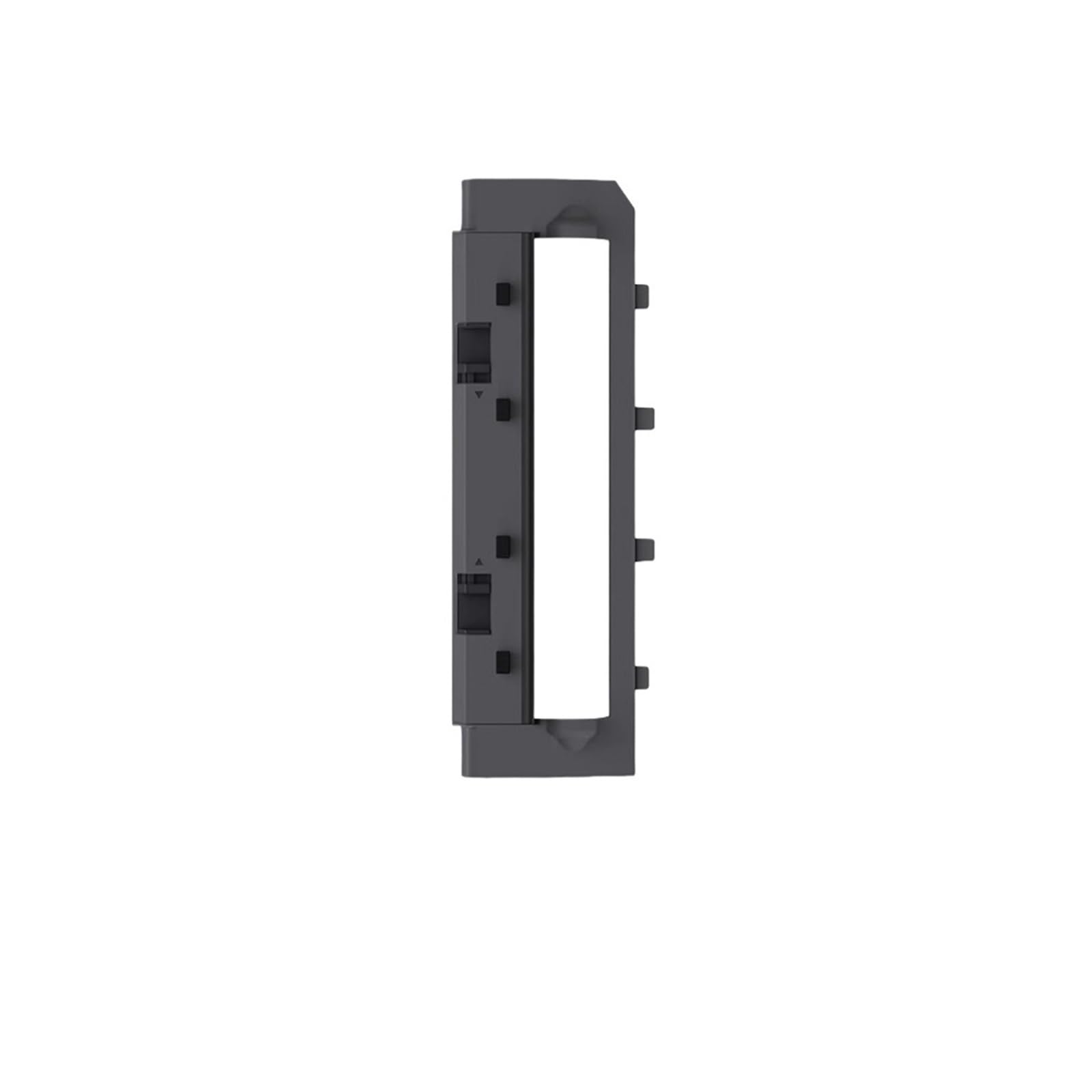 Main Brush Cover,Compatible For Roborock ，Saros 10/10R,Vacuum Cleaner Spare Parts(2pcsCurv cover black)