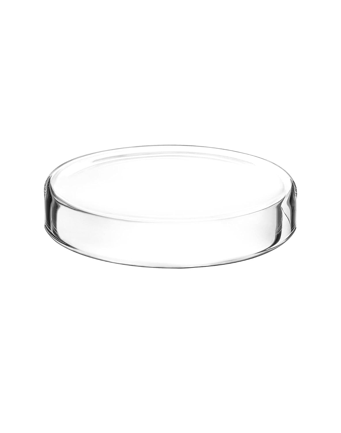 QWORK Glass Petri Dishes with Lid, Thicken, 120mm x 26mm, 5 Pack