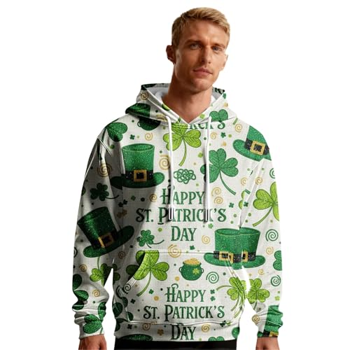 Sudadera con protección solar y capucha irlandesa holgada XXXL