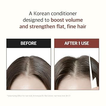 RYO Hair Strength Expert Care Shampoo for Normal & Dry Scalp with Strengthen & Volume Conditioner | Korean Ginseng Haircare Set for Weak or Fine Hair | Strengthening & Volumizing K-Beauty Formula
