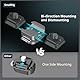 SMALLRIG Universal Quick Release Mount Plate Kit HawkLock H21, zweidirektionale QR-Slide NATO-Schiene mit Anti-Ablenkungs 1/4-20 Schraube, Tragkraft bis zu 5kg für Kameras, Action-Kameras - 4491