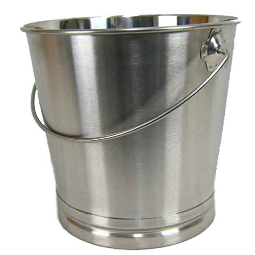 Secchio Inox Secchio Alimentare 6 Litri Secchio In Acciaio Inox Per Alimenti - 6 ...