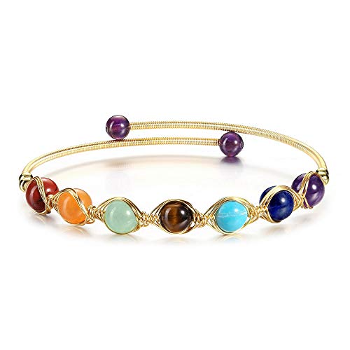 Bracelet élastique Perles Pierres Naturelles – Quartz Rose, Pierre De Lune, Rhodonite, 8 Mm