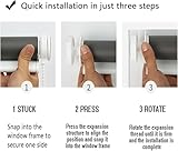 Light Filtering Roller Blinds 40 x 240 cm Thermal Insulated Privacy Protected Thermal Blackout Blinds Easy Fit Roller Blinds for Windows and Doors, White - Image 5