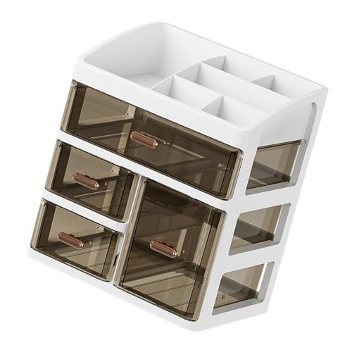 Organiseur de bureau à domicile et cosmétiques triple couche - 2