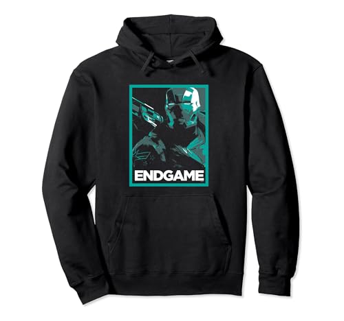 Image of Avengers Endgame War Machine Poster Pullover Hoodie